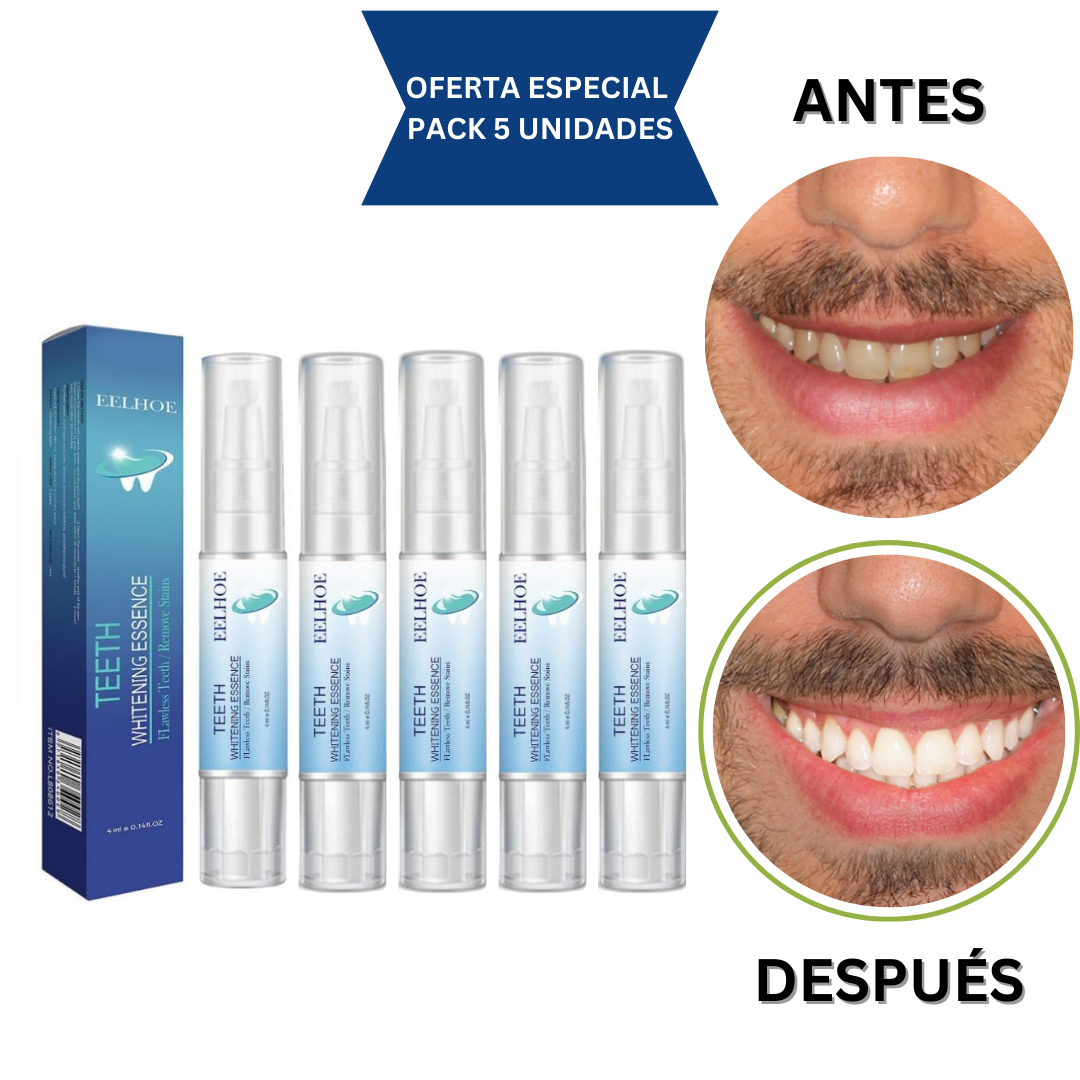 [OFERTA ESPECIAL 5X1] Lápiz blanqueador de dientes - WhiteFlash™